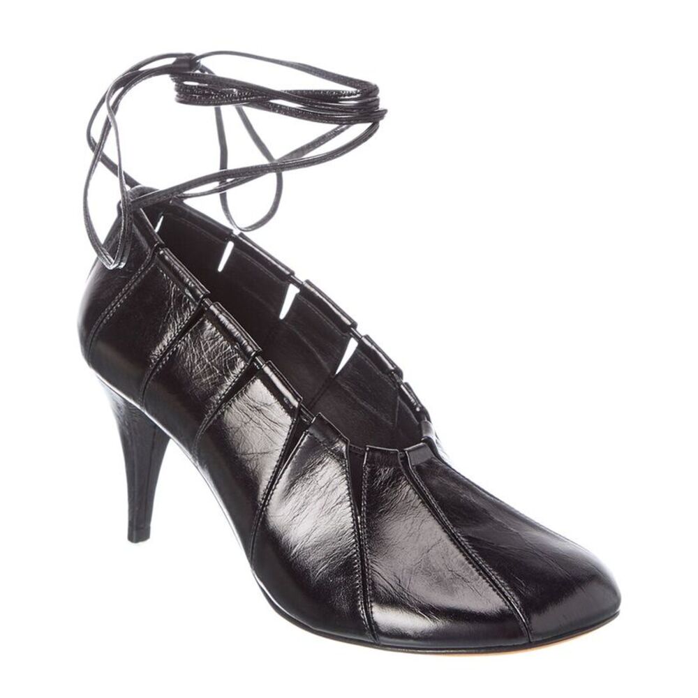 Proenza Schouler Hinge Leather Pump, Black